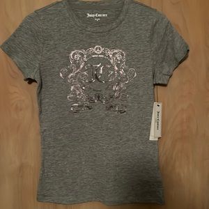 Heather Grey lightweight juicy couture t-shirt New